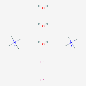 molecular formula C8H30F2N2O3 B8002972 Tetramethylammonium fluoride sesquihydrate 