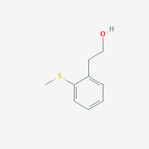 molecular formula C9H12OS B8003216 2-(甲硫基)苯乙醇 