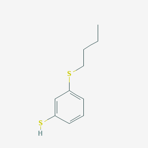 molecular formula C10H14S2 B8003258 3-(n-Butylthio)thiophenol 