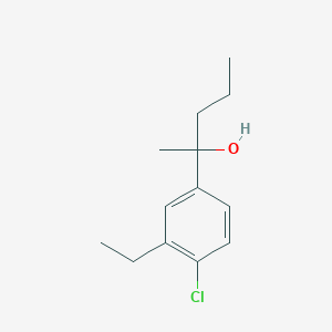 2-(4-Chloro-3-ethylphenyl)-2-pentanol