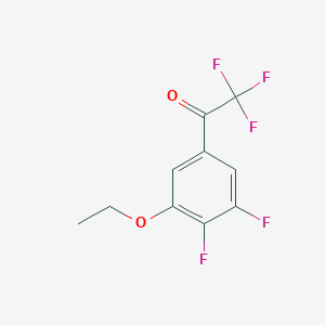 molecular formula C10H7F5O2 B8003319 3'-Ethoxy-2,2,2,4',5'-pentafluoroacetophenone 