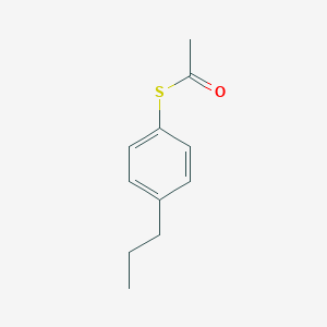 molecular formula C11H14OS B8003355 S-4-n-Propylphenylthioacetate 