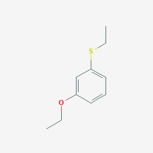 molecular formula C10H14OS B8003380 3-Ethoxyphenyl ethyl sulfide 
