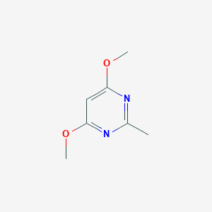 molecular formula C7H10N2O2 B080034 4,6-二甲氧基-2-甲基嘧啶 CAS No. 13566-48-8