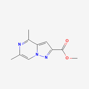 Methyl 4,6-dimethylpyrazolo[1,5-a]pyrazine-2-carboxylate