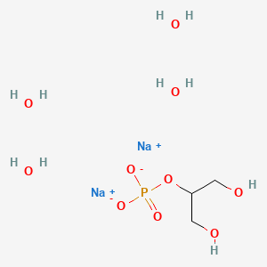 molecular formula C3H15Na2O10P B8003580 Sodium glycerol 2-phosphate tetrahydrate 