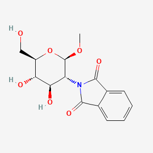 molecular formula C15H17NO7 B8003605 Methyl 2-Deoxy-2-N-phthalimido-beta-D-glucopyranoside 