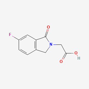 2-(6-Fluoro-1-oxoisoindolin-2-yl)acetic acid