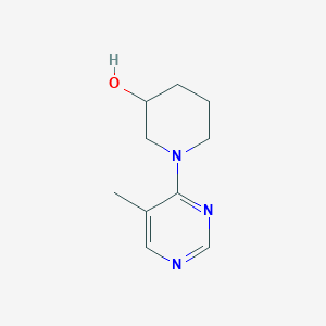 molecular formula C10H15N3O B8003699 1-(5-Methylpyrimidin-4-yl)piperidin-3-ol 