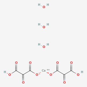 molecular formula C6H8CaO13 B8003736 Calcium;3-hydroxy-2,3-dioxopropanoate;trihydrate 