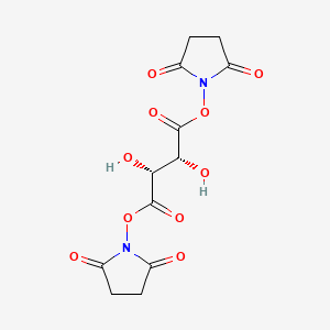molecular formula C12H12N2O10 B8003754 二琥珀酰亚胺酒石酸酯 