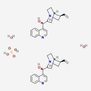 molecular formula C38H50N4O8S B8003764 Cinchonidine sulfate dihydrate 