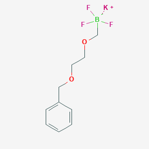 molecular formula C10H13BF3KO2 B8003796 Potassium 2-benzyloxyethoxymethyltrifluoroborate 