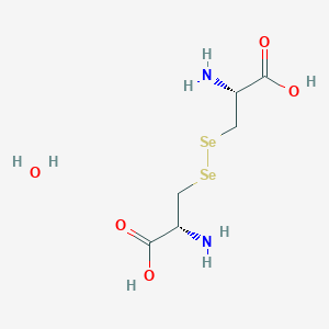 molecular formula C6H14N2O5Se2 B8003805 L-Selenocystine monohydrate 
