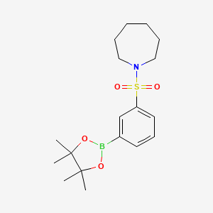 molecular formula C18H28BNO4S B8003808 3-(Homopiperidin-1-ylsulfonyl)phenylboronic acid pinacol ester 