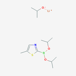 Diisopropyl 5-Methyl-2-thiazoleboronate Lithium Isopropoxide Salt