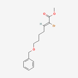 7-Benzyloxy-2-bromo-hept-2-enoic acid methyl ester