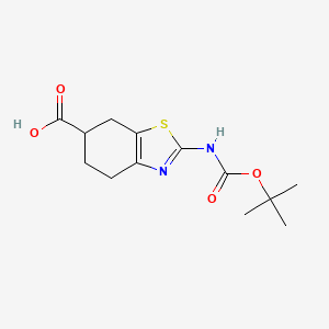 2-((tert-Butoxycarbonyl)amino)-4,5,6,7-tetrahydrobenzo[d]thiazole-6-carboxylic acid