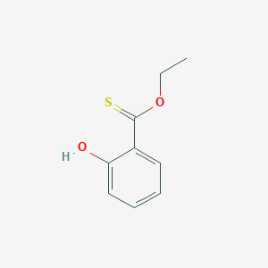 molecular formula C9H10O2S B8003899 2-Hydroxythiobenzoic acid O-ethyl ester 