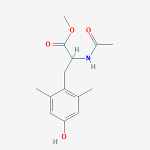 molecular formula C14H19NO4 B8003947 Methyl 2-acetamido-3-(4-hydroxy-2,6-dimethylphenyl)propanoate 