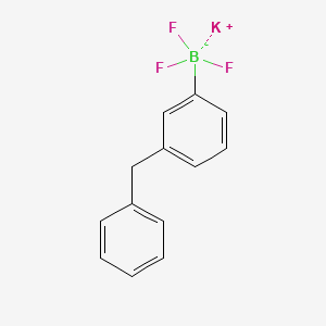 molecular formula C13H11BF3K B8003961 Potassium (3-benzylphenyl)trifluoroboranuide 