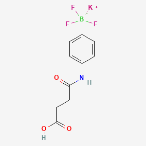 Potassium [4-(3-carboxypropanamido)phenyl]trifluoroboranuide