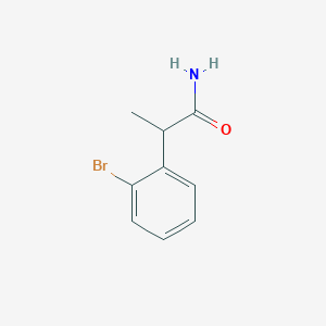 molecular formula C9H10BrNO B8003973 2-(2-溴苯基)丙酰胺 