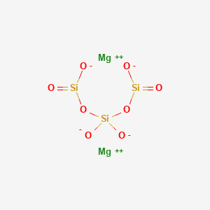 molecular formula Mg2Si3O8· nH2O (approximate composition)<br>Mg2O8Si3 B080040 Magnesium trisilicate CAS No. 14987-04-3