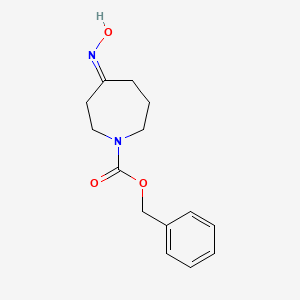 molecular formula C14H18N2O3 B8004035 benzyl (4E)-4-hydroxyiminoazepane-1-carboxylate 