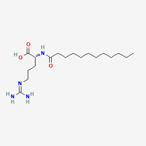 molecular formula C18H36N4O3 B8004111 N-lauroyl-D-arginine 