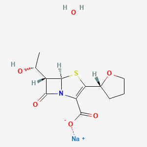 molecular formula C12H16NNaO6S B8004194 Faropenem sodium hydrate 