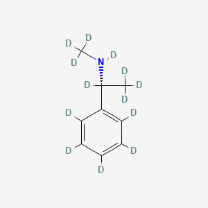 molecular formula C9H13N B8004245 (R)-(+)-N-Methyl-1-phenylethylamine-d13 