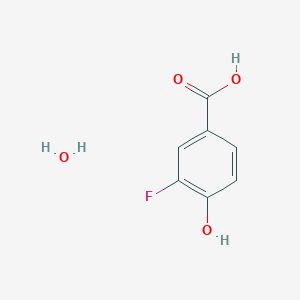 molecular formula C7H7FO4 B8004409 3-Fluoro-4-hydroxybenzoic Acid Hydrate 