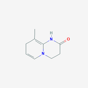 molecular formula C9H12N2O B8004426 9-methyl-3,4-dihydro-1H-pyrido[1,2-a]pyrimidin-2(8H)-one 