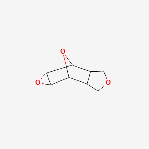 molecular formula C8H10O3 B8004456 2,6-Epoxyoxireno[f]isobenzofuran, octahydro- CAS No. 1378463-13-8
