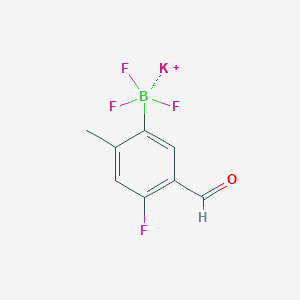 Potassium trifluoro(4-fluoro-5-formyl-2-methylphenyl)borate