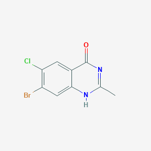 7-bromo-6-chloro-2-methyl-1H-quinazolin-4-one