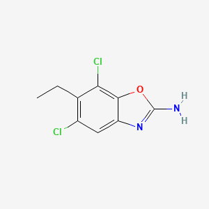 5,7-Dichloro-6-ethyl-1,3-benzoxazol-2-amine