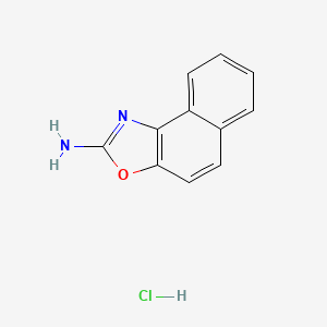 molecular formula C11H9ClN2O B8004692 Naphtho[1,2-D][1,3]oxazol-2-amine hydrochloride CAS No. 1820735-86-1
