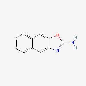 molecular formula C11H8N2O B8004729 Naphtho[2,3-D][1,3]oxazol-2-amine 