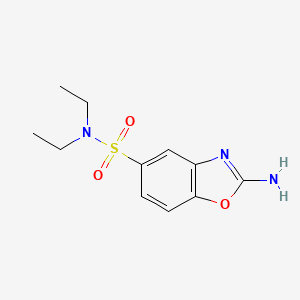 2-Amino-N,N-diethyl-1,3-benzoxazole-5-sulfonamide
