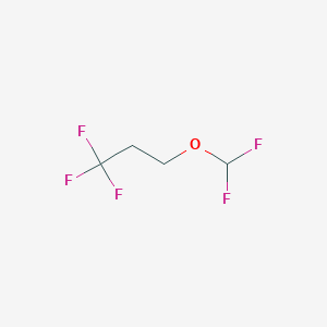molecular formula C4H5F5O B8004794 3-(Difluoromethoxy)-1,1,1-trifluoropropane 
