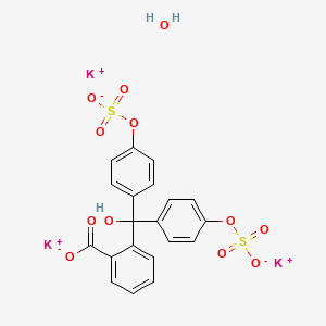 molecular formula C20H15K3O12S2 B8004895 Phenolphthalein disulfate potassium salt hydrate 