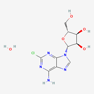 molecular formula C10H14ClN5O5 B8004903 2-Chloroadenosine Hemidydrate 