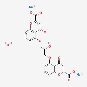 molecular formula C23H16Na2O12 B8004927 Cromolyn sodium hydrate 