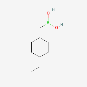 molecular formula C9H19BO2 B8004957 (4-Ethylcyclohexyl)methylboronic acid 