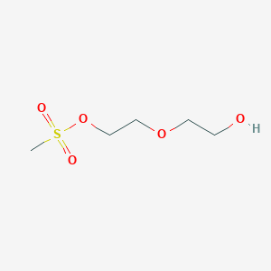 molecular formula C5H12O5S B8004963 2-(2-Hydroxyethoxy)ethyl methanesulfonate 