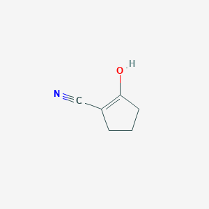 molecular formula C6H7NO B8004988 2-Hydroxy-cyclopent-1-enecarbonitrile 