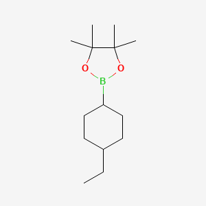 molecular formula C14H27BO2 B8004998 4-Ethylcyclohexylboronic acid pinacol ester 