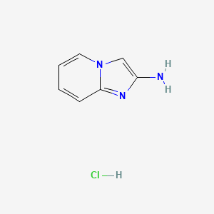 molecular formula C7H8ClN3 B8005043 Imidazo[1,2-a]pyridin-2-amine hydrochloride 